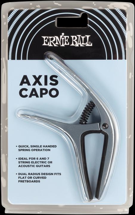 Actual product image Ernie Ball Capo, Axis Capo, Blue Steel (Capo)