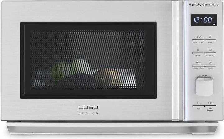 Image du produit Caso Micro-ondes M 20 Cube Ceramic, Argent (20 l)