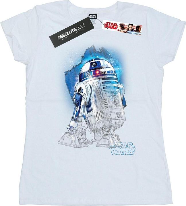 Immagine prodotto Star Wars The Last Jedi R2-D2 Brushed Maglietta Donna (XXL)
