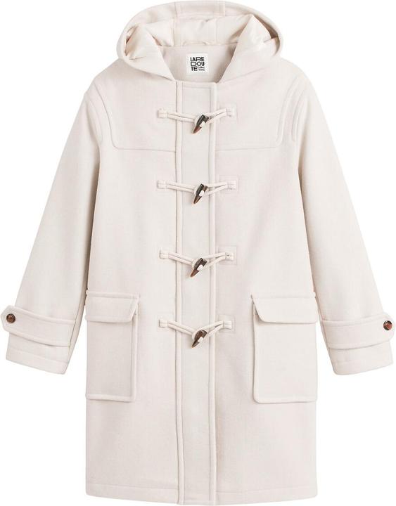 Produktbild La Redoute Collections Halblanger Dufflecoat mit Kapuze (M)