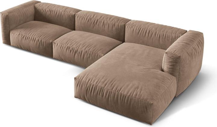 Image du produit Micadoni Canapé D'Angle Droit Modulaire, "Martina", 3 Places, 332x176x75 Fabriqué en Europe (Canapé d'angle)