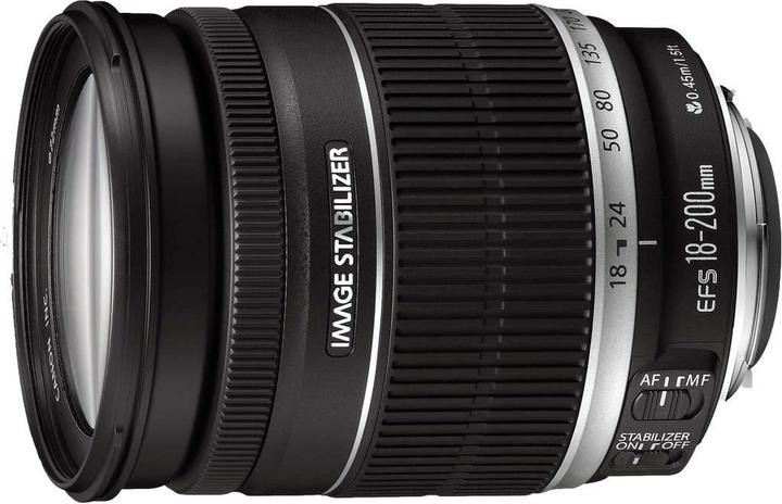 Actual product image Canon EF-S 18-200mm f/3.5-5.6 IS (Canon EF-S, APS-C / DX)