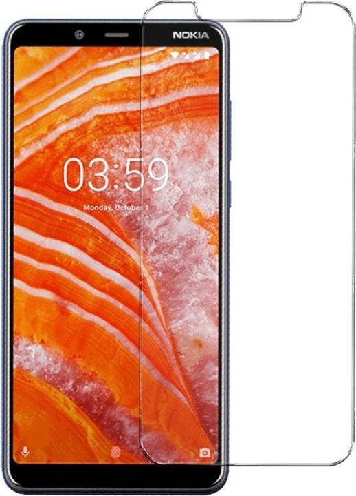 Actual product image Screenguard Nokia 3.1 Plus Protective Glass Film Case Friendly Design (1 Piece, Nokia 3.1 Plus)
