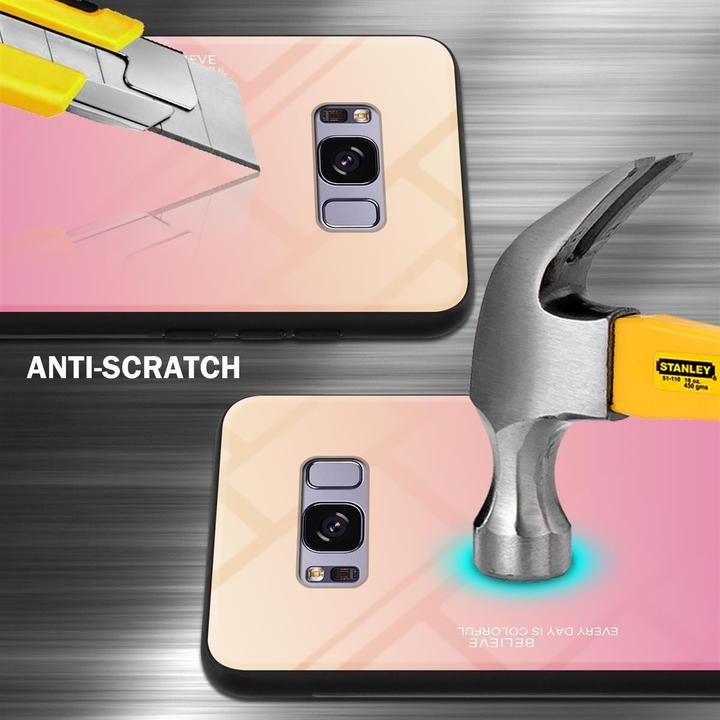 Produktbild Cadorabo TPU 2 Farben Glas Cover (Samsung Galaxy S8+)