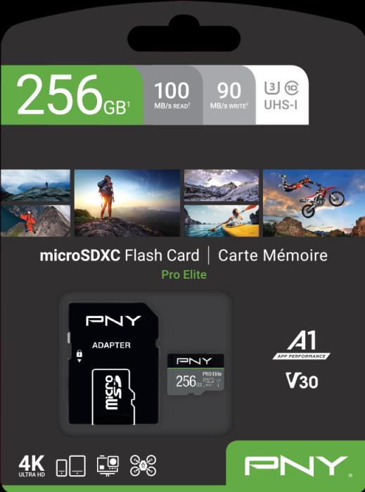 Produktbild PNY Pro Elite (256 GB, microSDXC, U3, UHS-I)