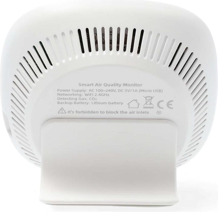 Image du produit Nedis SmartLife Luftqualitätsmonitor Wi-Fi | inkl. Display | Kohlendioxid (CO2) / Luftfeuchtigkeit /