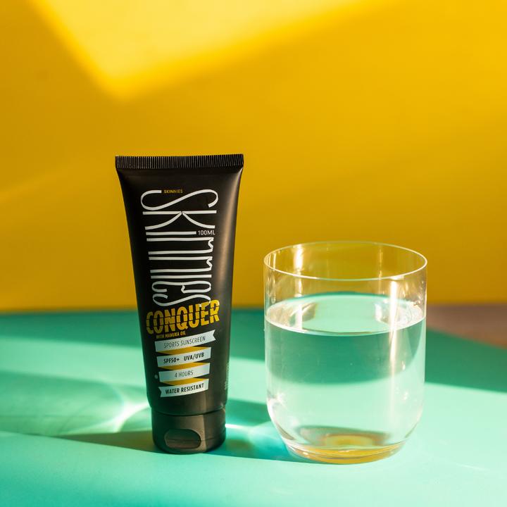 Actual product image Skinnies Conquer (Sun cream face, SPF 50, 35 ml, 40 g)