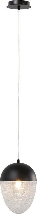Kare Design Suspension Frozen noir mat rond 20 (E14)