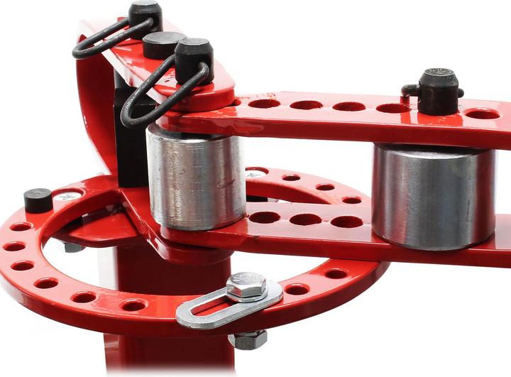 Produktbild Wiltec Biegegerät Biegemaschine Rund Vierkant Flach Bau Stahl Rundbiegen Bieger (49.20 mm)