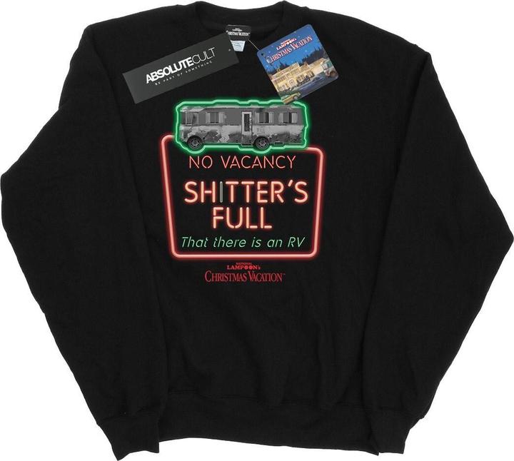 Produktbild National Lampoon´s Vacation National Lampoon's Christmas Vacation Greyscale No Vacancy Sweatshirt (XXL)