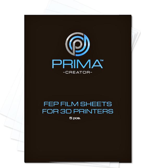 Produktbild Prima Creator PRIMACREATOR FEP-Folie Film Sheets 140mm x 200mm 5er Pack