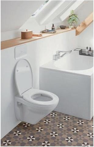 Immagine prodotto Villeroy & Boch WC basso O.Novo DirectFlush con bordo a spruzzo aperto bianco sospeso 5660RO01