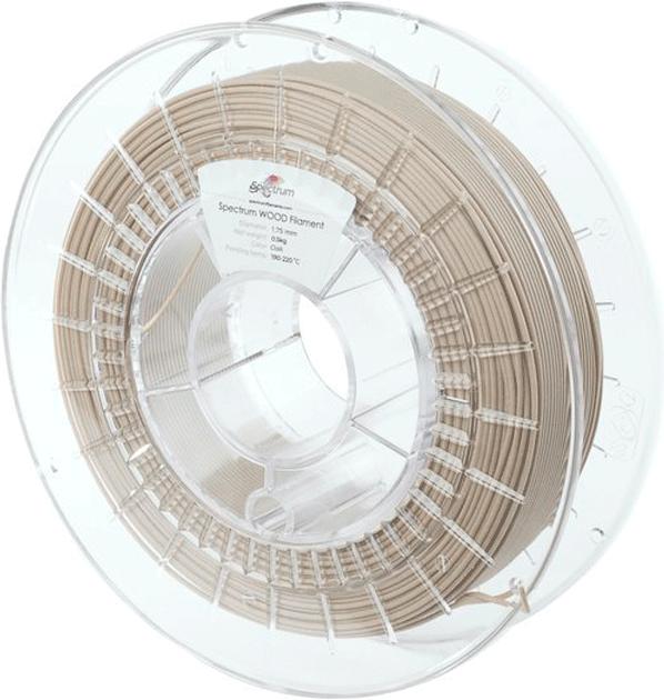 Productafbeelding Filament PLA WOOD Eik 0,5kg 1,75mm (PLA, 1.75 mm, 500 g, Bruin)