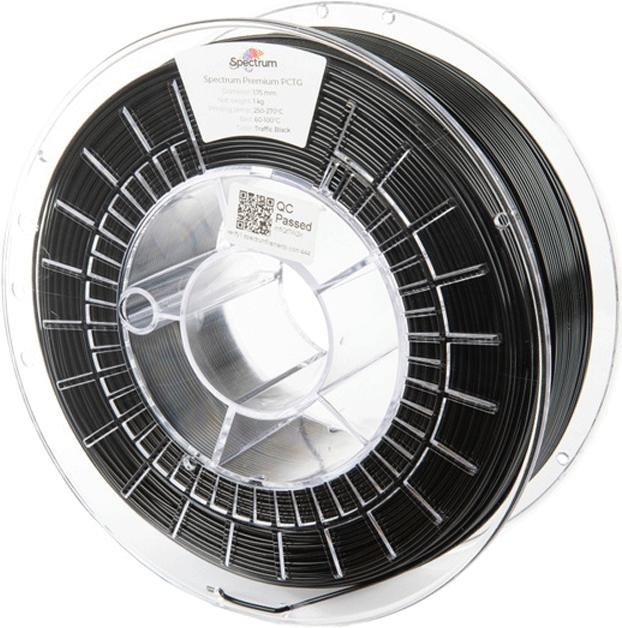 Actual product image Filament PCTG Traffic Black 1.0kg 1.75mm (PCTG, 1.75 mm, 1000 g, Black)