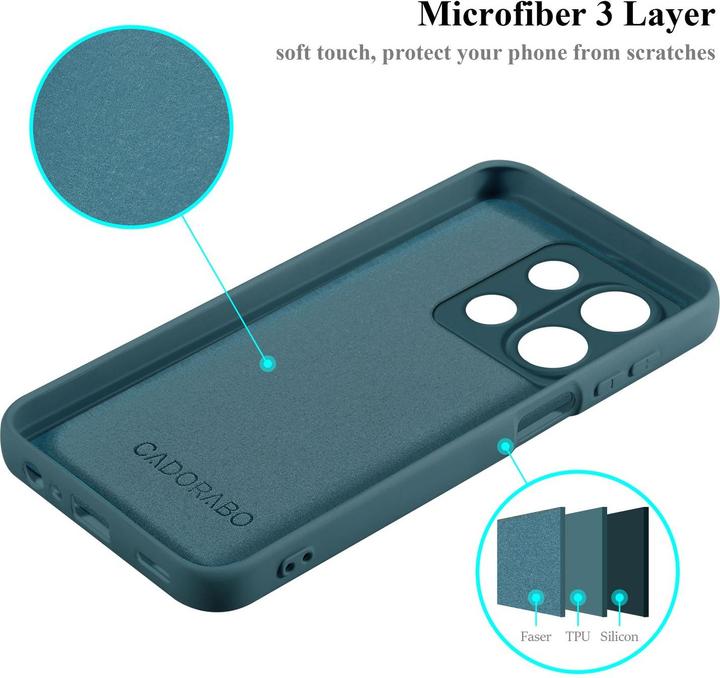 Image du produit Cadorabo Housse pour Redmi Note 13 5G Global TPU dans un design de protection liquide en silicone (Xiaomi Redmi Note 13 5G)