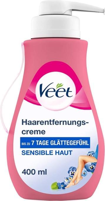 Produktbild Veet schnelle und effektive Haarentfernung für seidige glatte Haut, 400 ml (400 ml, 1 x, 400 g)