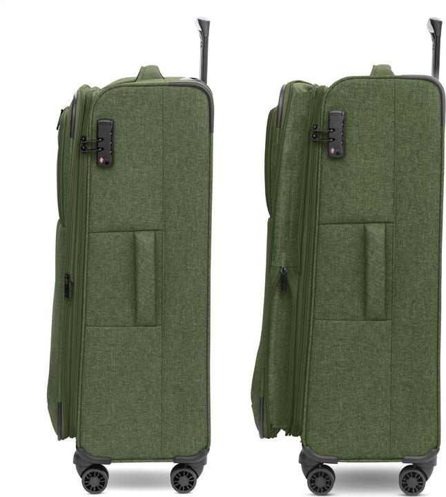 Image du produit Redolz Essentials 12 LARGE Trolley 4 roues 79 cm avec soufflet d'extension (98 l, XL (à partir de 115l))