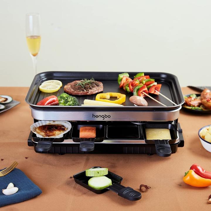 Image du produit HengBo Gril à raclette, 8 personnes
