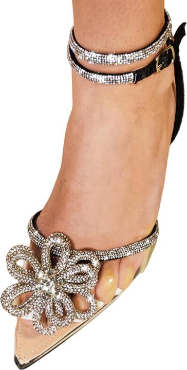 Where's That From Sandalen Angelica Floral Plexiglas (40)