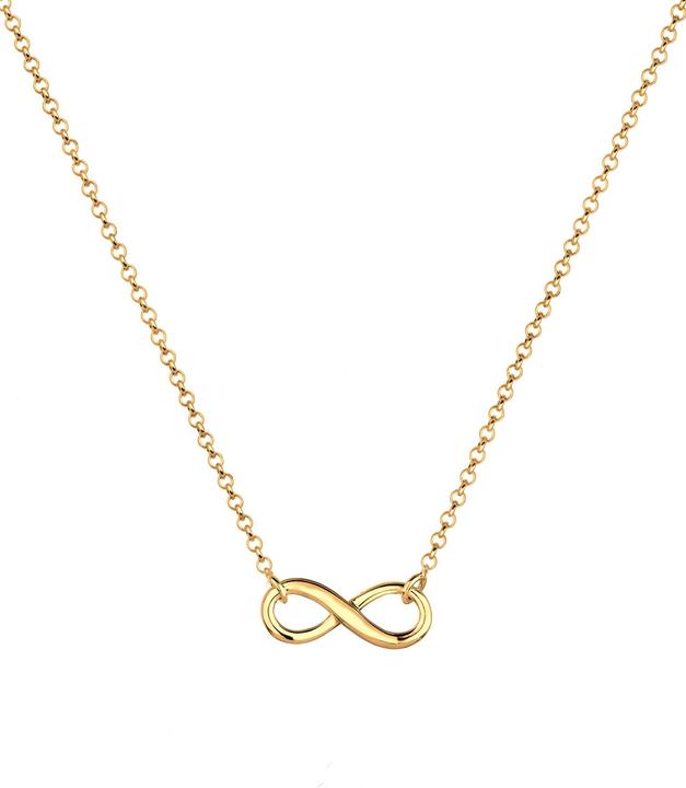 Produktbild Elli Halskette Choker Infinity Symbol Unendlichkeit 925 Silber (925er Silber, 38 cm)