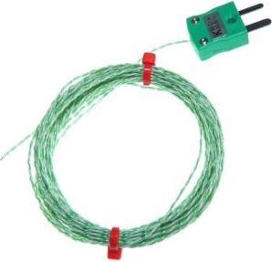 Image du produit Rs Pro Thermocouple PTFE type K, Ø 1/0.2mm x 1m -75°C +250°C