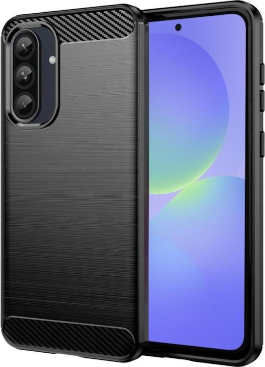 Actual product image Screenguard Carbon Brushed Soft TPU Hülle (Samsung Galaxy A36)