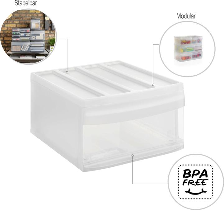 Image du produit Rotho Boîte à tiroirs Systemix L (A4)
