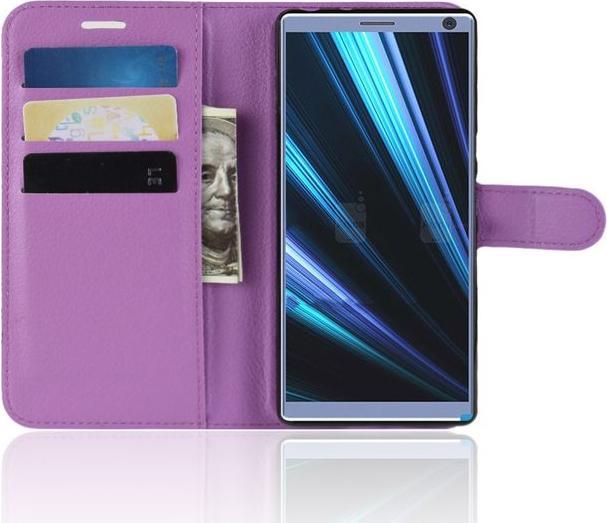 Produktbild MU Classic Litchi Leder Bookcover Series (Sony Xperia 10 Plus)