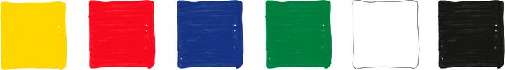 Actual product image Marabu Acrylic marker YONO set 0.5 - 1.5 mm, 6 pieces, multicoloured (Multicoloured, 1.50 mm, 6 x)