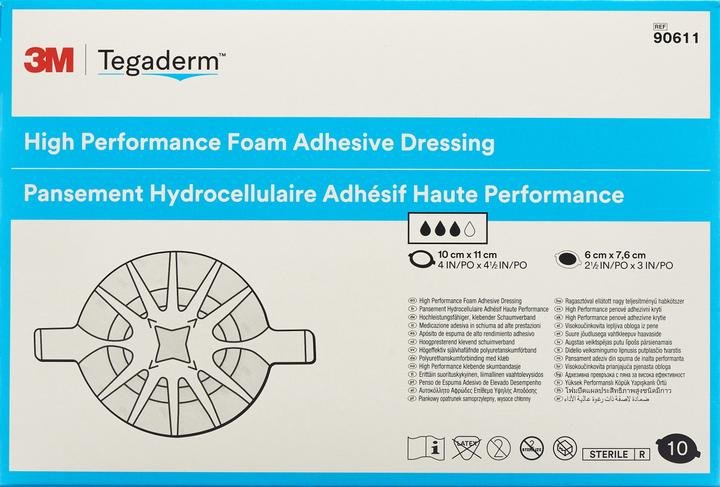 Etichetta energetica 3M HP Schaumkompresse 6x7.6cm adhesive