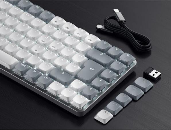 Image du produit Satechi SM1 Slim Mechanical Backlit BT Keyboard French light (DE, Sans fil, Filaire)