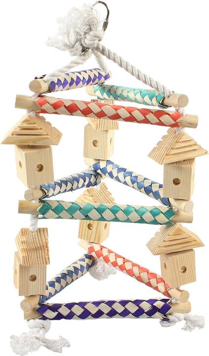 Swisspet Bird toy Triangle, colorful