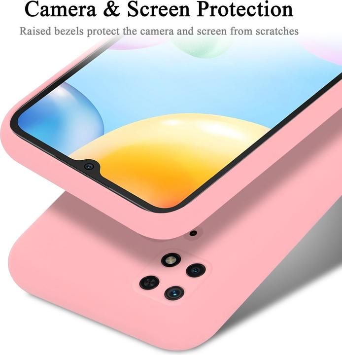 Actual product image Cadorabo TPU Liquid Silicone Case Cover for Xiaomi RedMi 10C / POCO C40 (Xiaomi Redmi 10C, Xiaomi Poco C40)