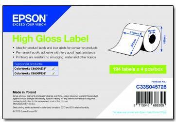 Actual product image Epson High gloss permanent acrylic adhesive