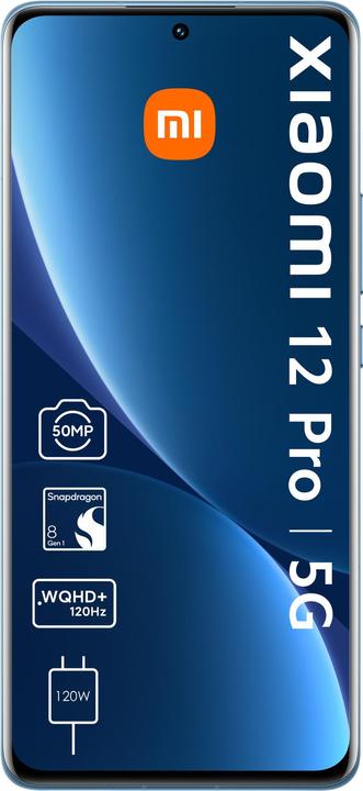 Immagine prodotto Xiaomi 12 Pro 5G (256 GB, Azzurro, 6.73", Doppia SIM, 50 Mpx, 5G)