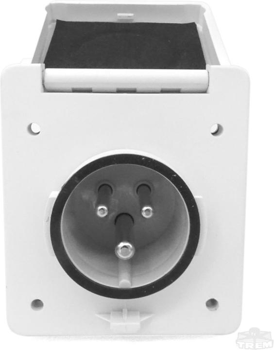 Produktbild Trem Steckdose, männlich, 3-Pol, 16A/250V