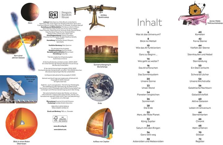 Actual product image memo Wissen. Weltall (German, Susanne Schmidt-Wussow, Robin Kerrod, 2025)