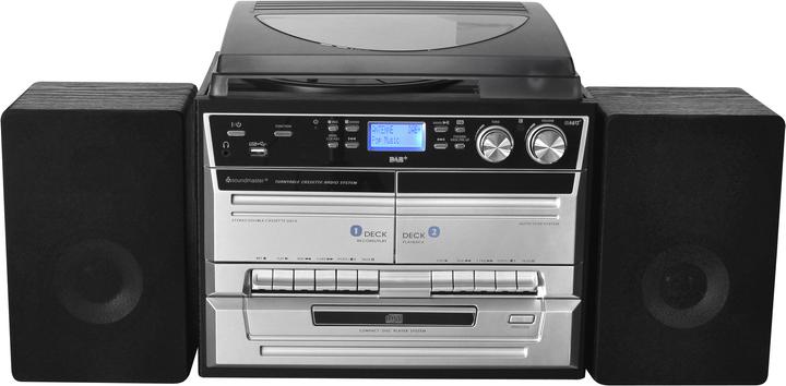 Actual product image Soundmaster MCD5550D (Tape deck, Record player, Bluetooth, CD player, 2x 2.5 W)