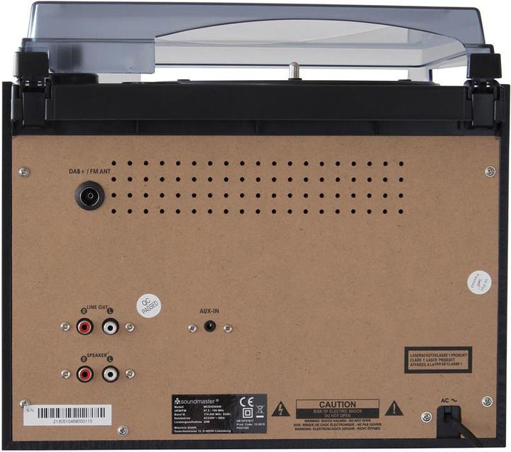 Actual product image Soundmaster MCD5550D (Tape deck, Record player, Bluetooth, CD player, 2x 2.5 W)