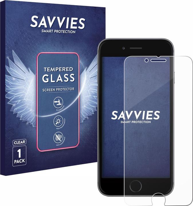 Produktbild Savvies Panzerglas Hartglas Displayschutz (1 Stück, Apple iPhone 6s)