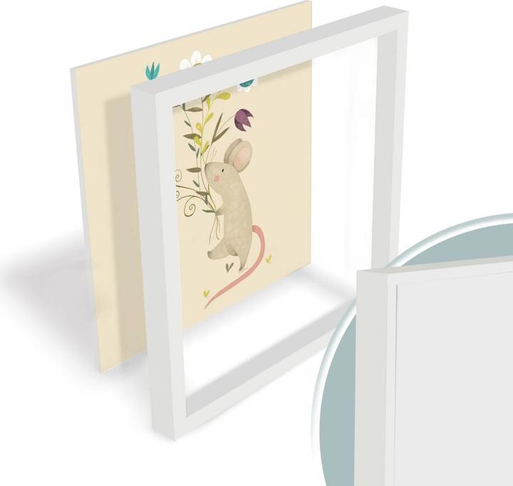 Produktbild Trenddeko Loske - Kleine Maus (40 x 40 cm)