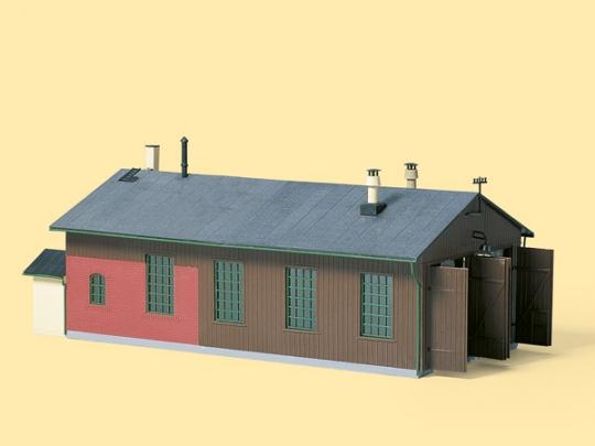 Actual product image Auhagen 11332 H0 locomotive shed zweiständ