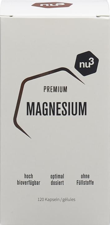 Actual product image nu3 Premium Magnesium (120 Piece, Capsules, 120 g)