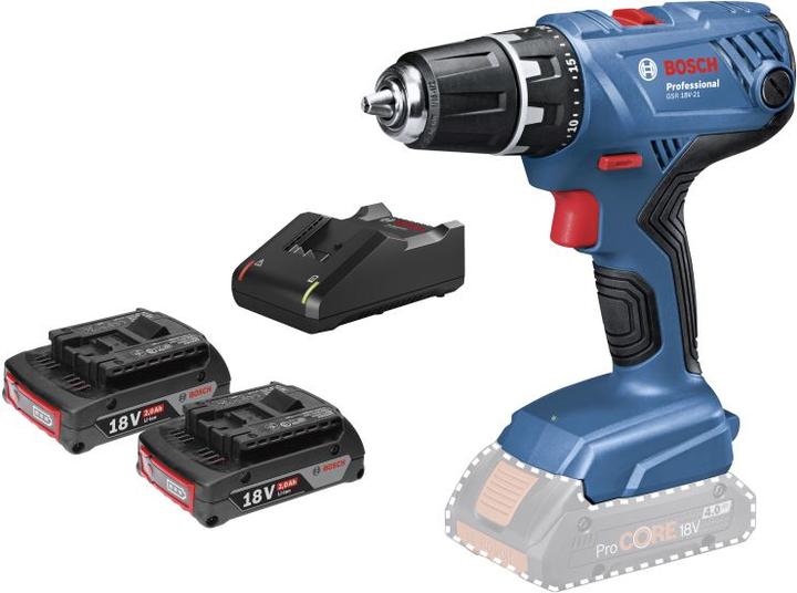 Produktbild Bosch Professional GSR 18V-21 (Akkubetrieb)