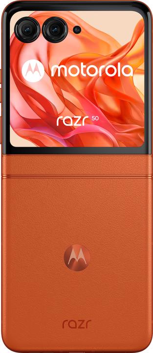 Produktbild Motorola Razr 50 (256 GB, Spritzige Orange, 271.65", SIM + eSIM, 50 Mpx, 5G)