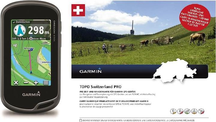 Produktbild Garmin Oregon 650t + TOPO Schweiz PRO
