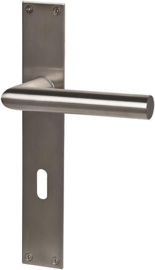 Süd-Metall Langschildgarnitur Reiden 235x40mm (Türschildgarnitur)