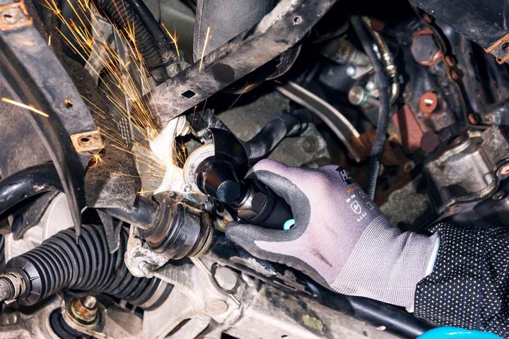 Actual product image HAZET Mini right-angle grinder 9033M-7 (59 mm)