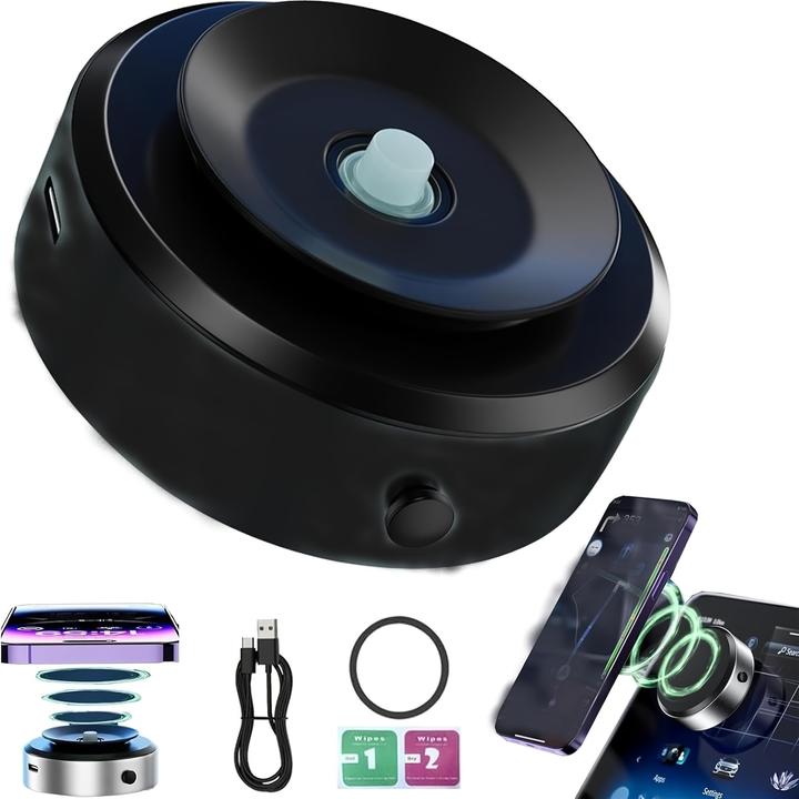 Produktbild PhoneLook Magnetischer 360° Drehbarer Handyhalter für Auto Spiegel Glatte Oberflächen kompatibel mit MagSafe
