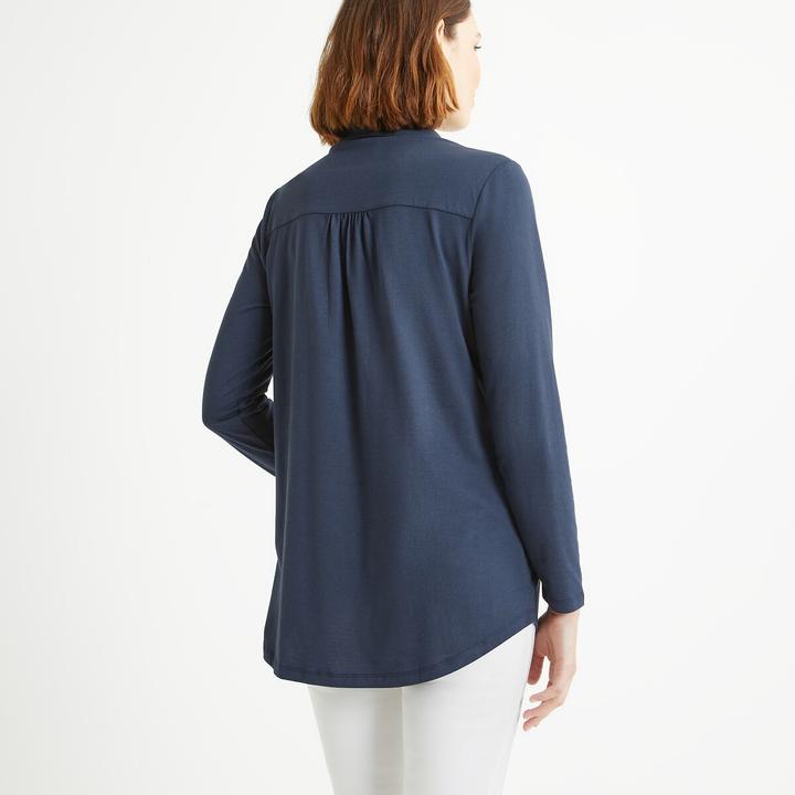 Immagine prodotto Anne Weyburn Camicia a maniche lunghe con colletto a polo (W36/L38)